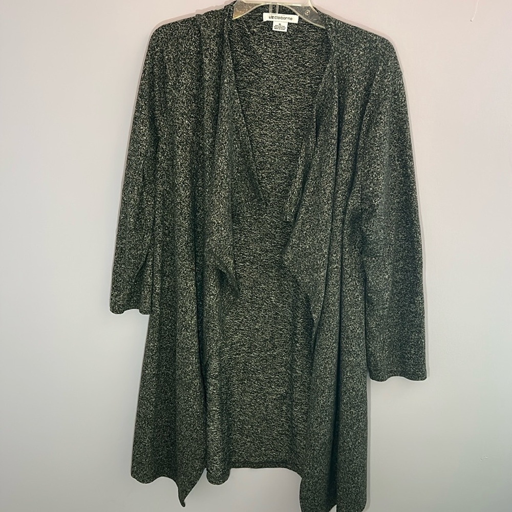 Liz Claiborne XL oversized grey Cardigan